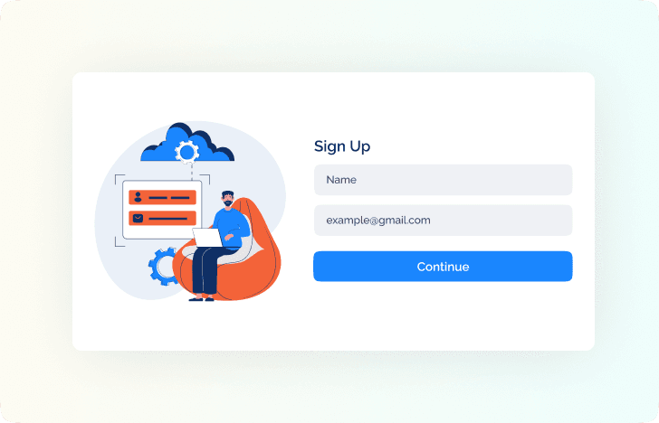sign up